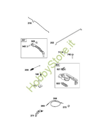 D - GRUPPO ELEMENTI DI COMANDO B&S - 09 €¦ 09P702-0237-H5 brand Stihl